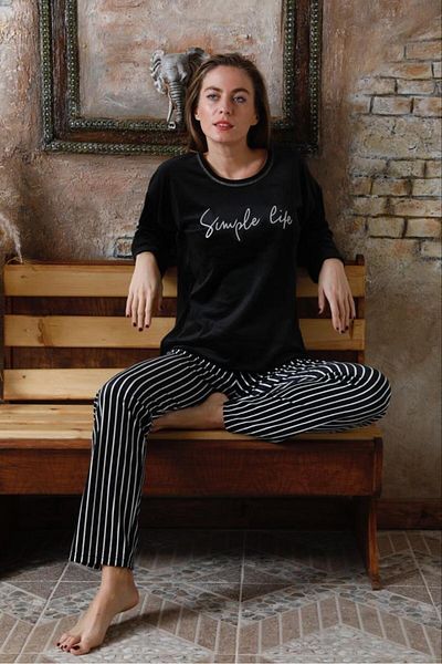 CALİA Set pijama damă din catifea NOUL SEZON