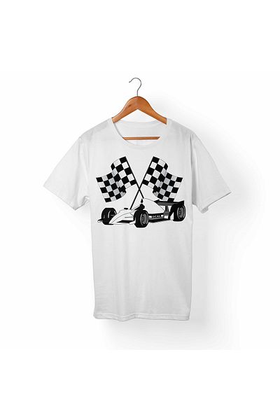 Alfa Tshirt Tricou alb pentru copii Formula -f1