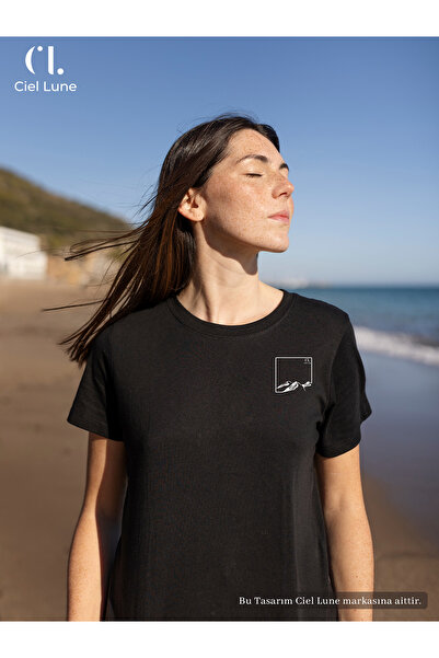 NEVERMIND Tricou supradimensionat unisex Ciel Lune Design