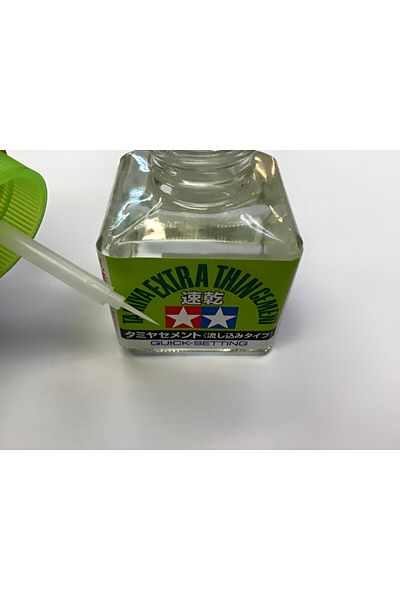 TAMIYA Plastic Hobby Model Adhesive - Extra Fine Fast New Formula (40 Ml. ), Plastic Model Assistant