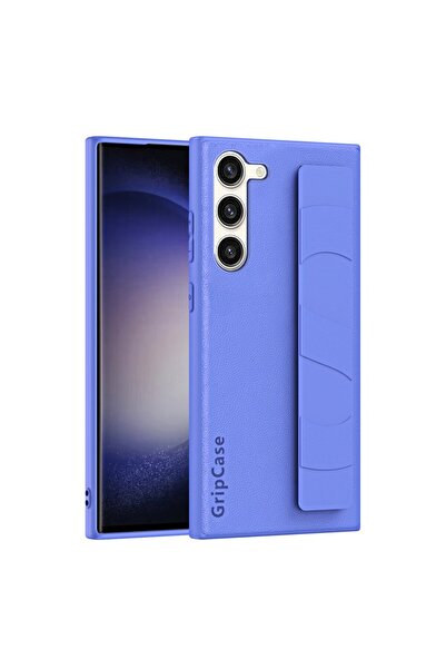 Rivor Samsung Galaxy S24 Uyumlu Kılıf Kamera Korumalı Deri Görünümlü Standlı ...