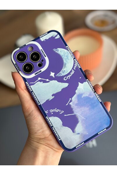 Go Aksesuar Iphone 13 Promax uyumlu  Kamera Korumalı Içi Kadife Lansman Baskı...