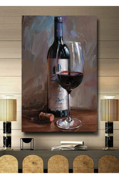 HD Sanatsal PRODUSE VIN VS PAHAR TABLIE PENTRU PICTURĂ PE PÂNZĂ