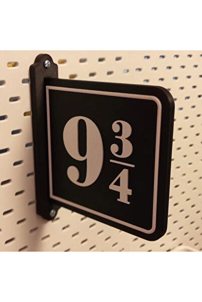 Genel Markalar Harry Potter Platform 9 3/4 Tabelası - Harry Potter Tren Tabelası