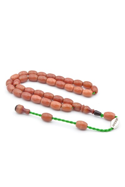 Murty99 Шюкру Баба, підписаний, безі, вирізаний, стискається, бурштиновий чотки