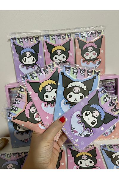 Cuppy Box Kuromi Post-it Purple Covered