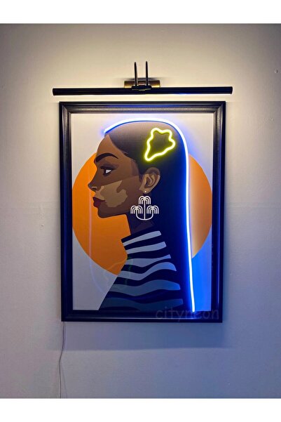 JAZZY NEON WOMAN NEON TABLO