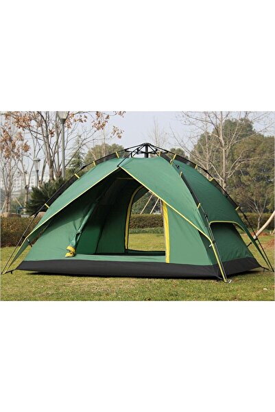 Nurcamp Çift Katmanlı Konfor ve Kolaylık 4 Kişilik Otomatik Çadır Hızlı Kurulum ve Ekstra Koruma!
