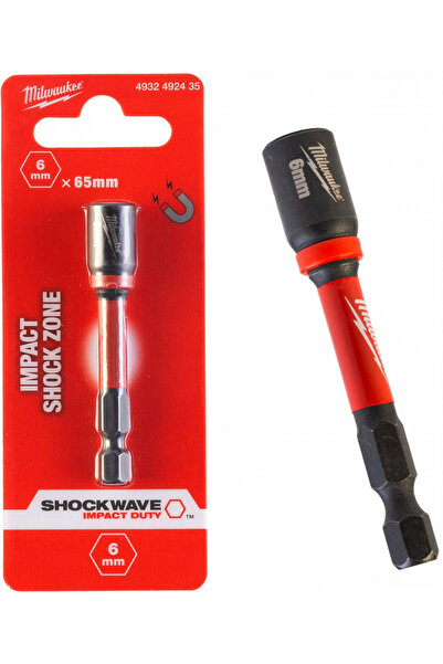 Milwaukee BİTS UÇ HEX LOKMA 6,0 (1/4)  65mm SHOCKWAVE