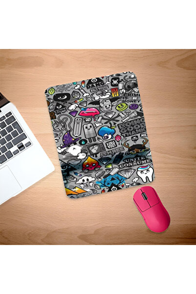 UcuruStore Pad pentru mouse cu suport pentru încheietura mâinii, cu design ar...