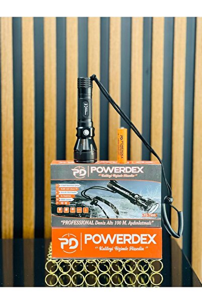 powerdex EL FENERİ 2000 LÜMEN 10W PROFOSYONEL EL FENERİ