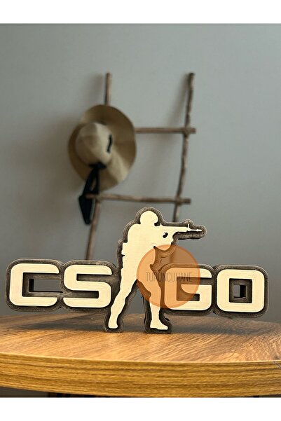 TURUNCUHANE CS GO Counter Strike Oyunu Logo Masa Süsü