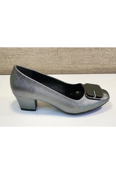 De Scario De Scarıo 255 ​​ženske cipele sa debelom kratkom petom Sa kopčom