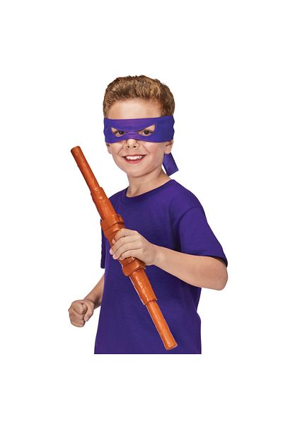 NINJA TURTLES مجموعة أقنعة وإكسسوارات TMNT Bastone Do Di Donatello