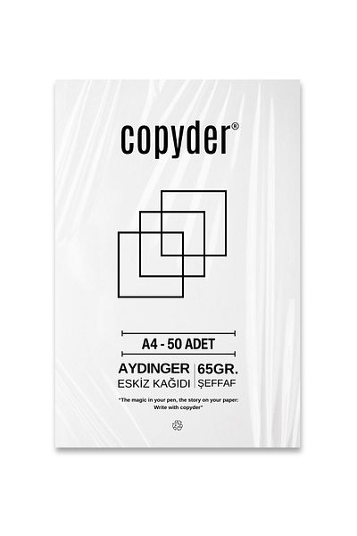 Copyder A4 Transparent Sketch Paper Transparent Copy Paper