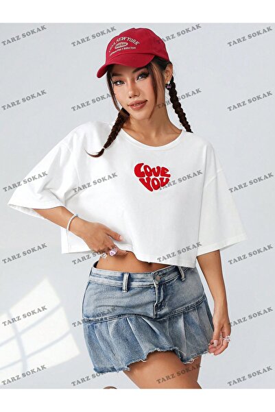 Tarzsokak Cultură COD- 232913   Gât rotund cu imprimeu scris de Ziua Femeii