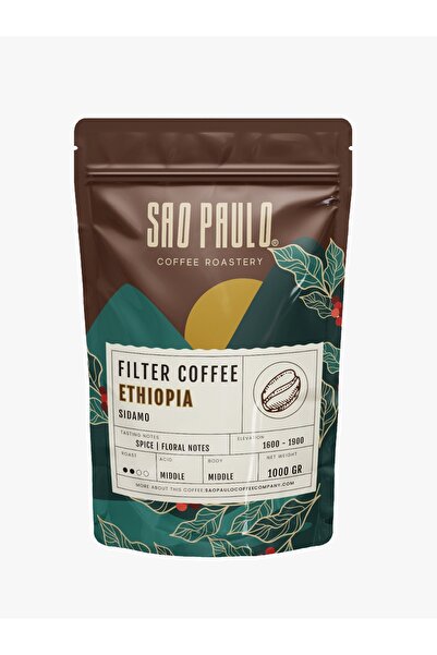 Sao Paulo Coffee 1000 جرام ساو باولو - قهوة فيليه إيتيوبيا