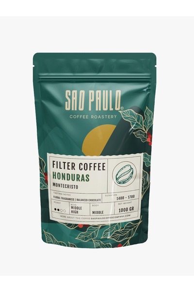 Sao Paulo Coffee 1000 جرام فلتر قهوة ساو باولو هندوراس