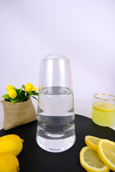 Digithome Cam Kapaklı Başucu Su ve Meşrubat Sürahisi Karaf Şişe 750 Ml – 0414...