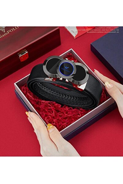 William Polo Hakiki Deri Italyan Tokalı Kemer William Polo Deri Kemer