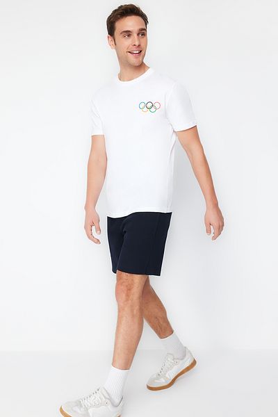 The Olympic Collection Біла унісекс футболка Orme TWOAW24TS00015