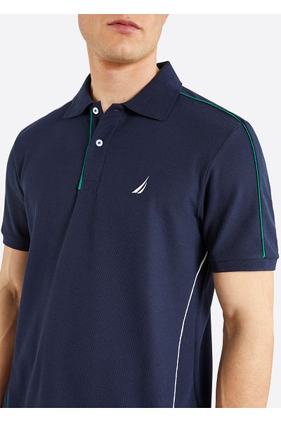 Nautica Navy Blue Men's Polo Neck T-Shirt N1M01645