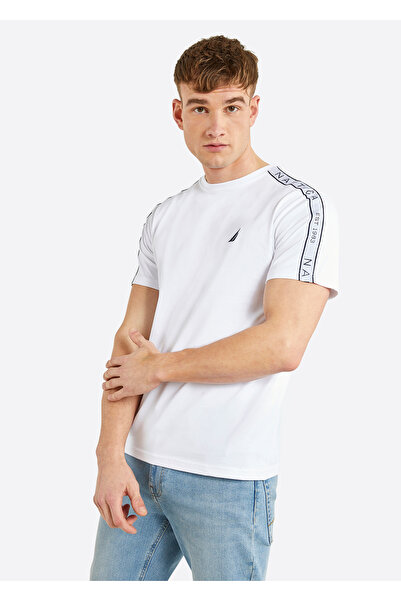 Nautica Men's White T-Shirt N1M01636
