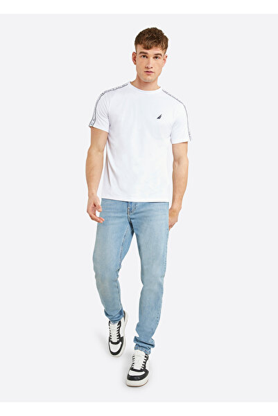 Nautica Men's White T-Shirt N1M01636