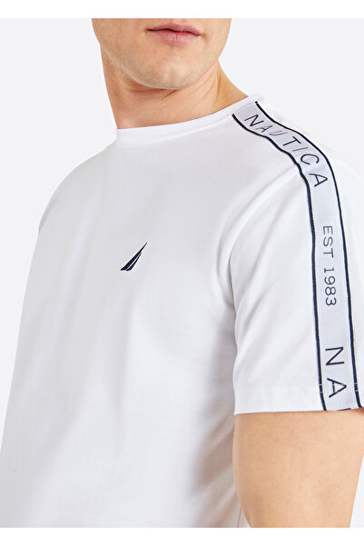 Nautica Men's White T-Shirt N1M01636