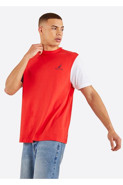 Nautica Men's Red T-Shirt N1K01356