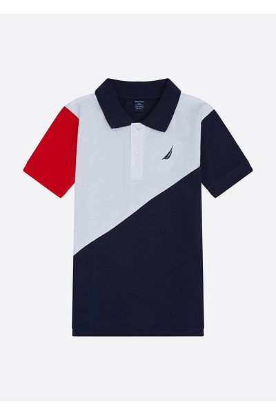 Nautica Red Boy's Polo Neck T-Shirt N3JI0689