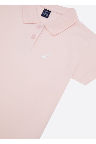 Nautica Pink Girl's Polo Neck T-Shirt N4JI0757