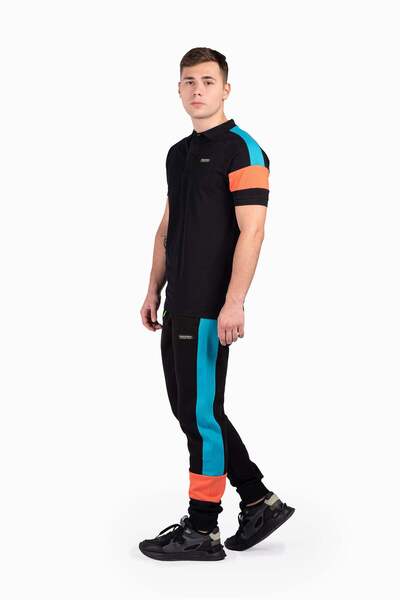 Nautica Men's Black Sweatpants N7K01166