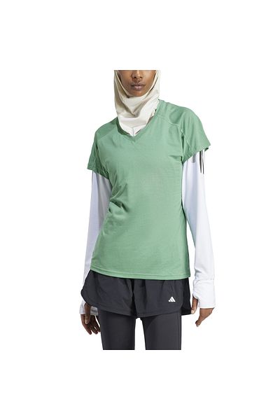 adidas T-shirt με λαιμόκοψη AEROREADY Train Essentials Minimal Branding - IS3964