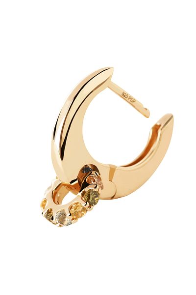 PDPAOLA PD Paola Color 925 Sterling Silber Ohrringe mit Goldbeschichtung AR01-B89-U