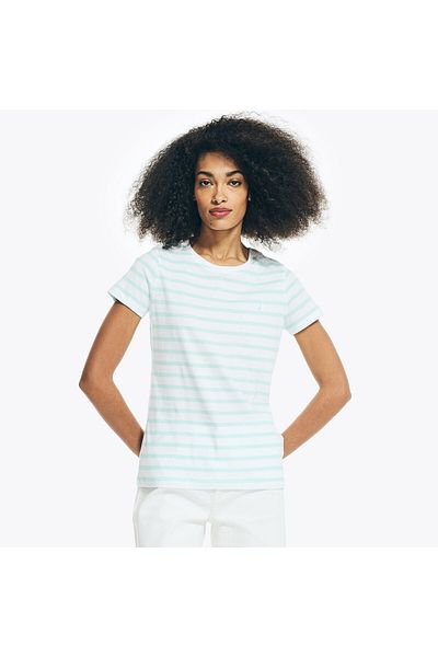 Nautica Women's Blue T-Shirt 25V151