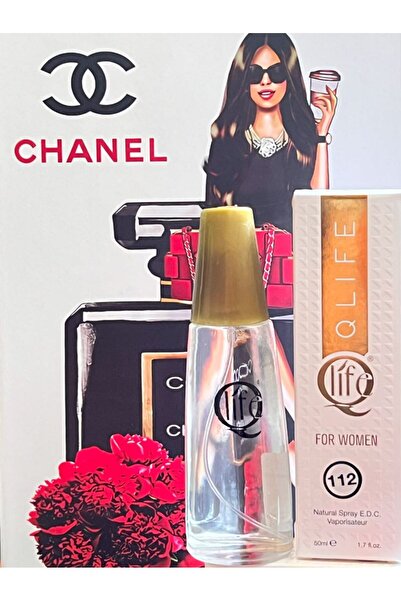 Qlife No: 112 Acqua Dı Gıo Armani Fresh-Çiçek Kokulu Kadın Parfüm 50 ml EDC