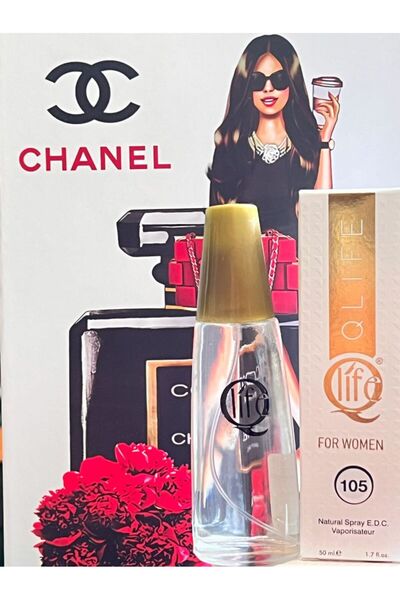 Qlife No: 105 Libre YSL Oriental-Fresh Kokulu Kadın Parfüm 50 ml EDC
