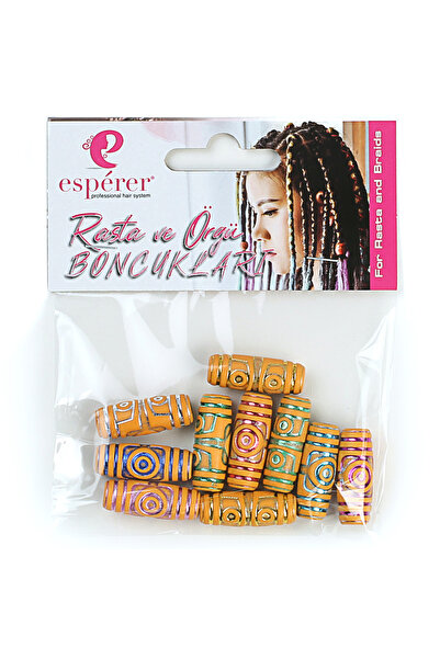 Mina Peruk Model OB19 Rasta și design cu mărgele împletite