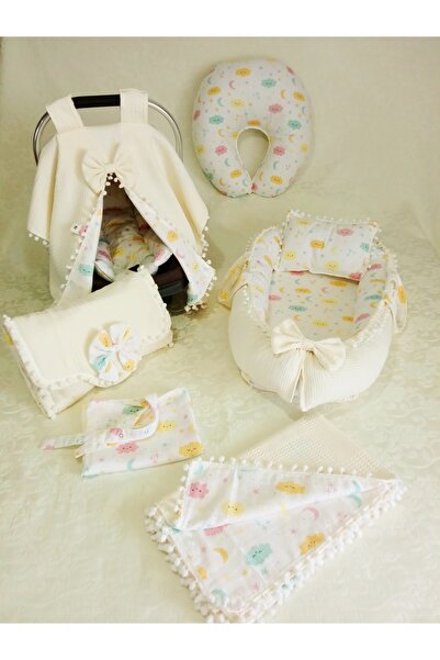 Wenaris Κάλυμμα καροτσιού μαξιλάρι καροτσιού με τσάντα altaçma BABYNEST μαξιλ...