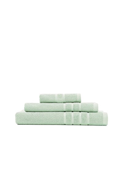 Green Black Anna Hamam 3-комплект рушників 100% бавовна жакардовий м'ятний