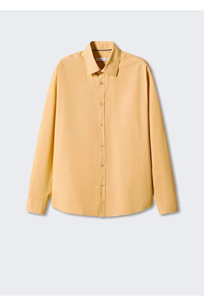 MANGO Man Regular Kesim Pamuklu Vual Gömlek