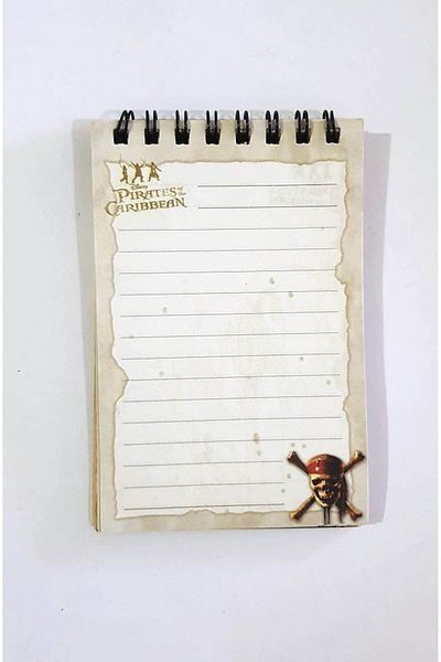 Gıpta Pirates of the Caribbean Ring Binder Pocket Notepad - 40 Sheets