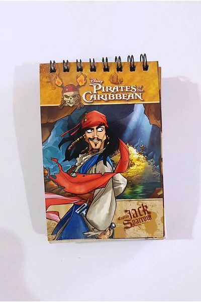 Gıpta Pirates of the Caribbean Ring Binder Pocket Notepad - 40 Sheets