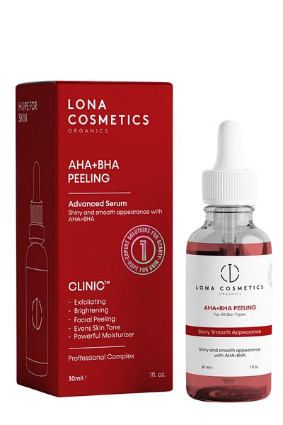 Lona Cosmetics AHA+BHA Peeling and Niacinamide Serum to Help with Blackheads, Acne and Acne Marks