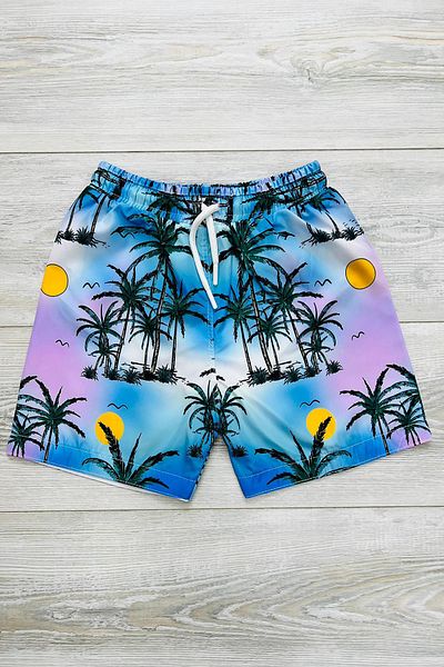 ÖYKÜ KİDS Character Patterned Boys' Sea Shorts