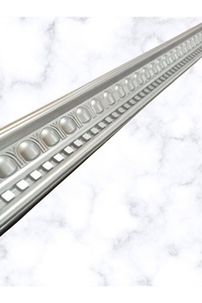 MİVA KONSEPT DEKORATİF POLİÜRETAN SARAY TAVAN KARTONPİYER -GÜMÜŞ RENK (EN 13 ...