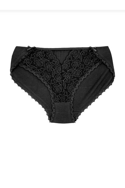 Zena 4-Piece High Waist Lace Front Large Size Panties