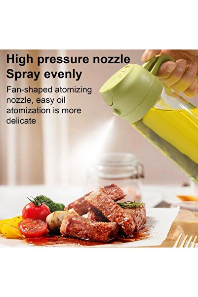 Seram Collection 2 İn 1 Yağdanlık Yağ Püskürtme Şişesi Airfryer Zeytinyağı Şi...