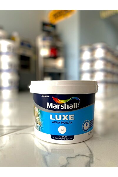 Marshall Luxe Aqua Parlak Su Bazlı Boya 0,75 L
